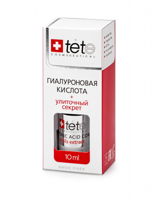 Гиалуроновая кислота, улиточный секрет TETe Cosmeceutical Hyaluronic Acid + Snail Extract Гиалуроновая кислота, улиточный секрет TETe Cosmeceutical Hyaluronic Acid + Snail Extract